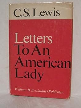 LETTERS TO AN AMERICAN LADY