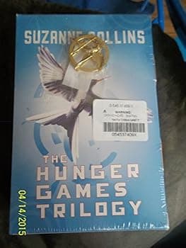 The Hunger Games Trilogy with Pin (Hunger Games / Catching Fire / Mockingjay)
